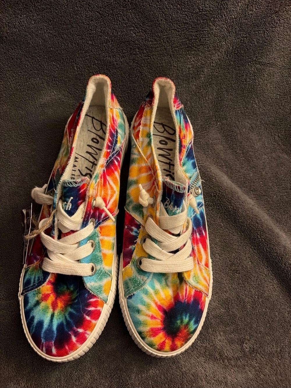 Blowfish Tie-Dye Multicolor Sneakers 8.5